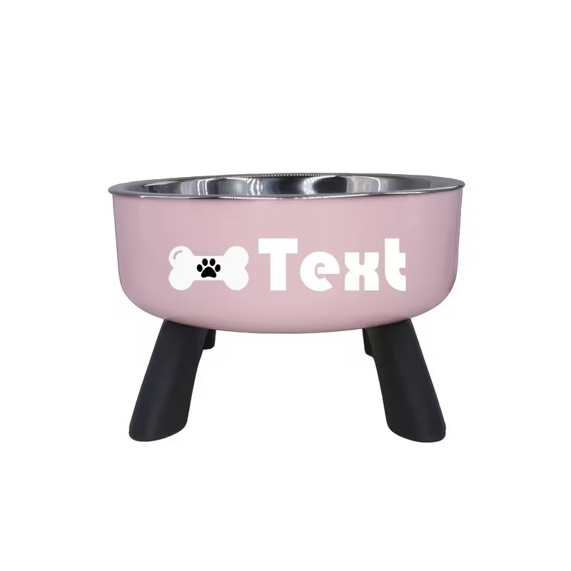 Personalized Elevated Pet Bowl