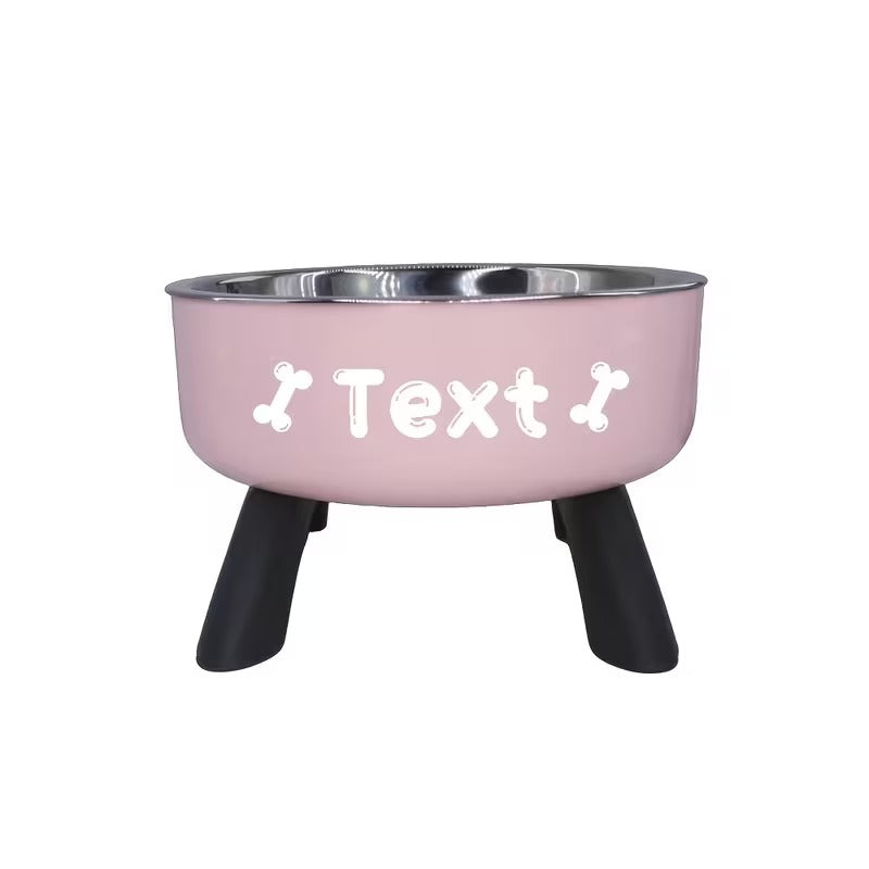 Personalized Elevated Pet Bowl