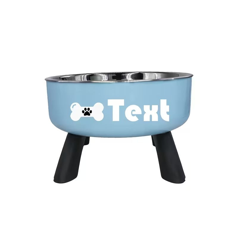 Personalized Elevated Pet Bowl