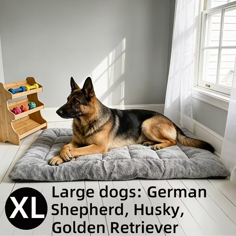 Plush Dog Bed Mat
