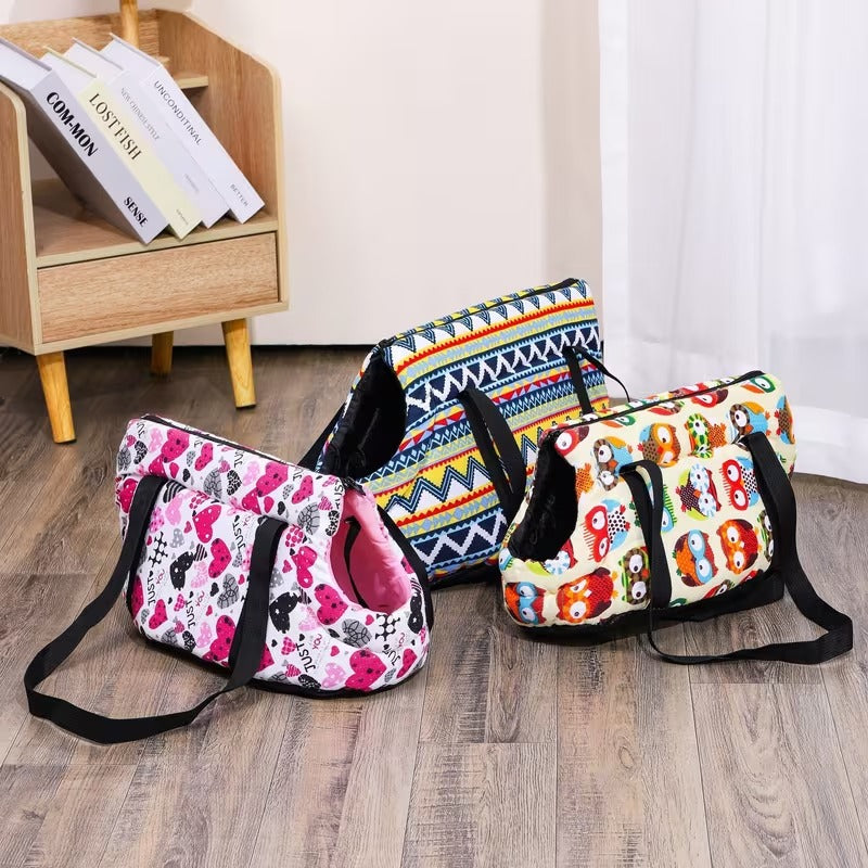 Plush Pet Carrier Tote