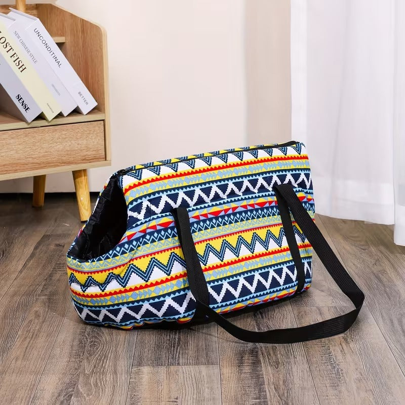 Plush Pet Carrier Tote