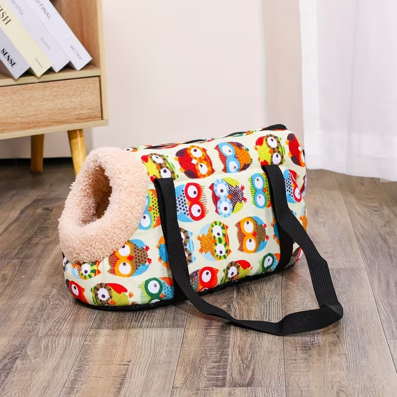 Plush Pet Carrier Tote