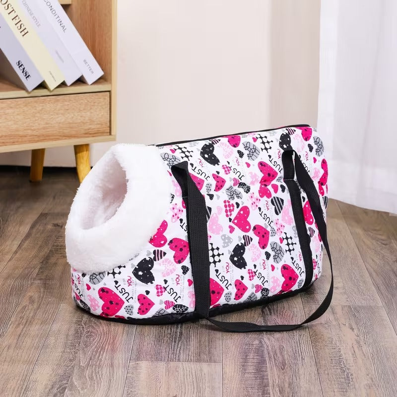 Plush Pet Carrier Tote