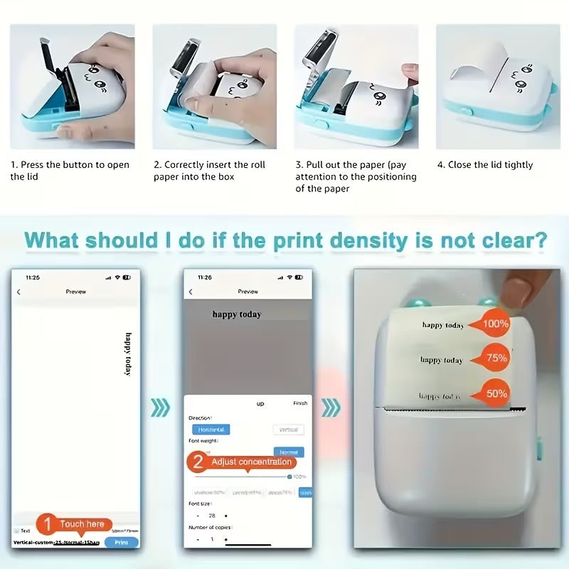 Pocket Thermal Label Printer