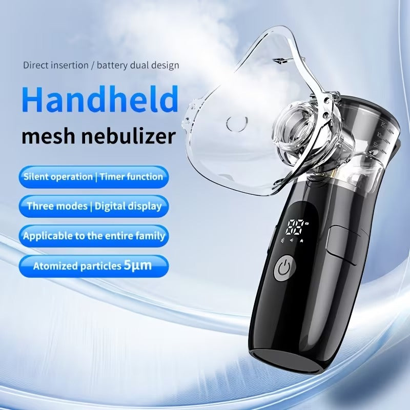 Portable Mesh Nebulizer for Quiet Travel Use