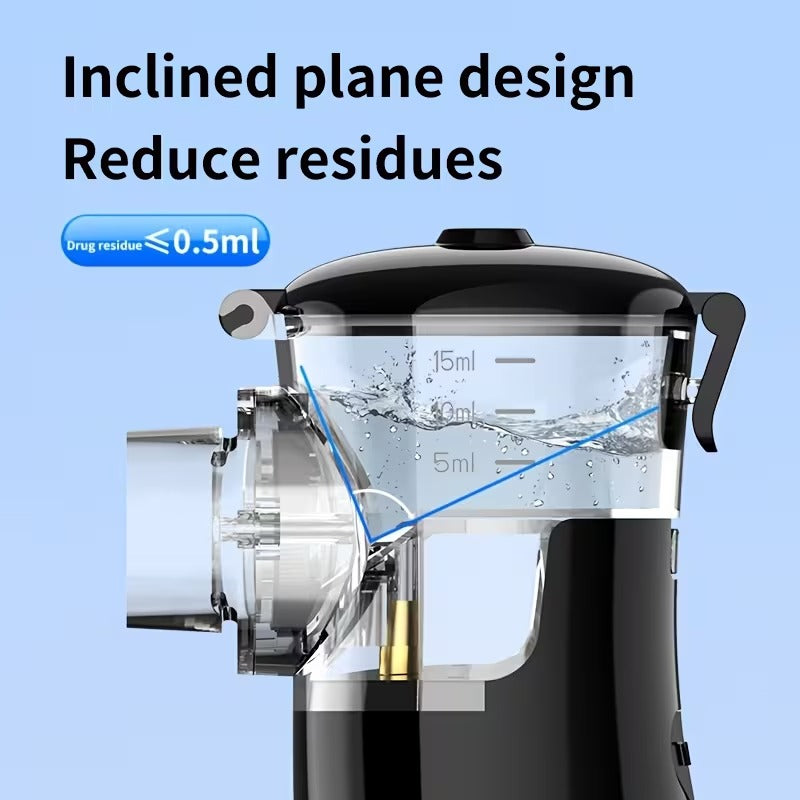 Portable Mesh Nebulizer for Quiet Travel Use