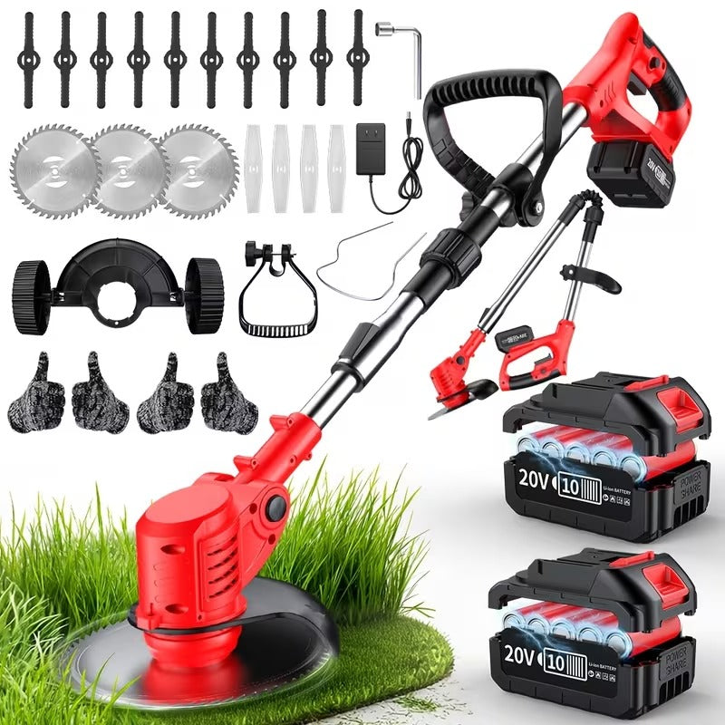 Powerful 3-in-1 Cordless Yard Trimmer