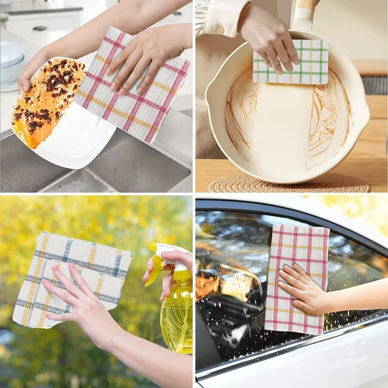 Premium 15-Pack Quick-Dry Dishcloths