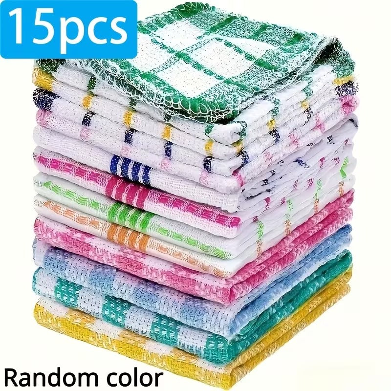 Premium 15-Pack Quick-Dry Dishcloths