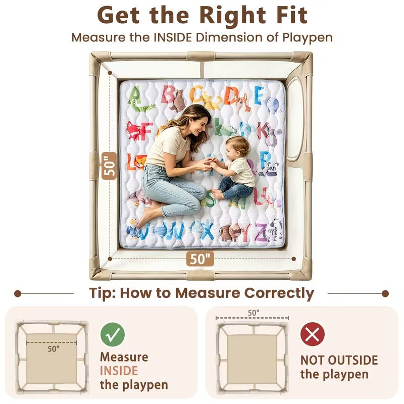 Premium 50in Baby Play Mat