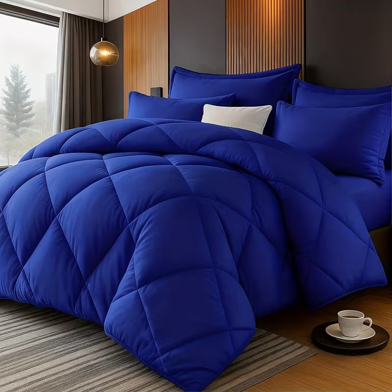 Premium Diamond-Quilt Bedding Set
