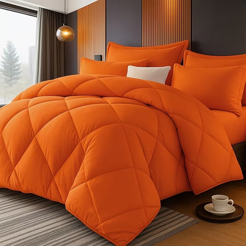 Premium Diamond-Quilt Bedding Set