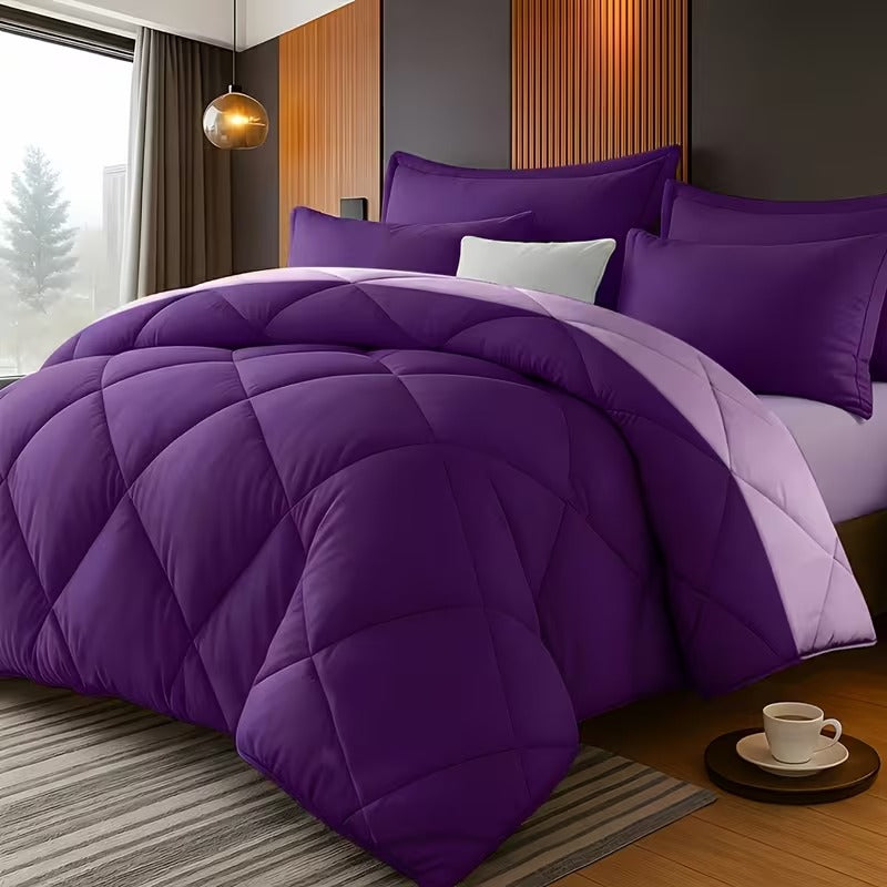 Premium Diamond-Quilt Bedding Set