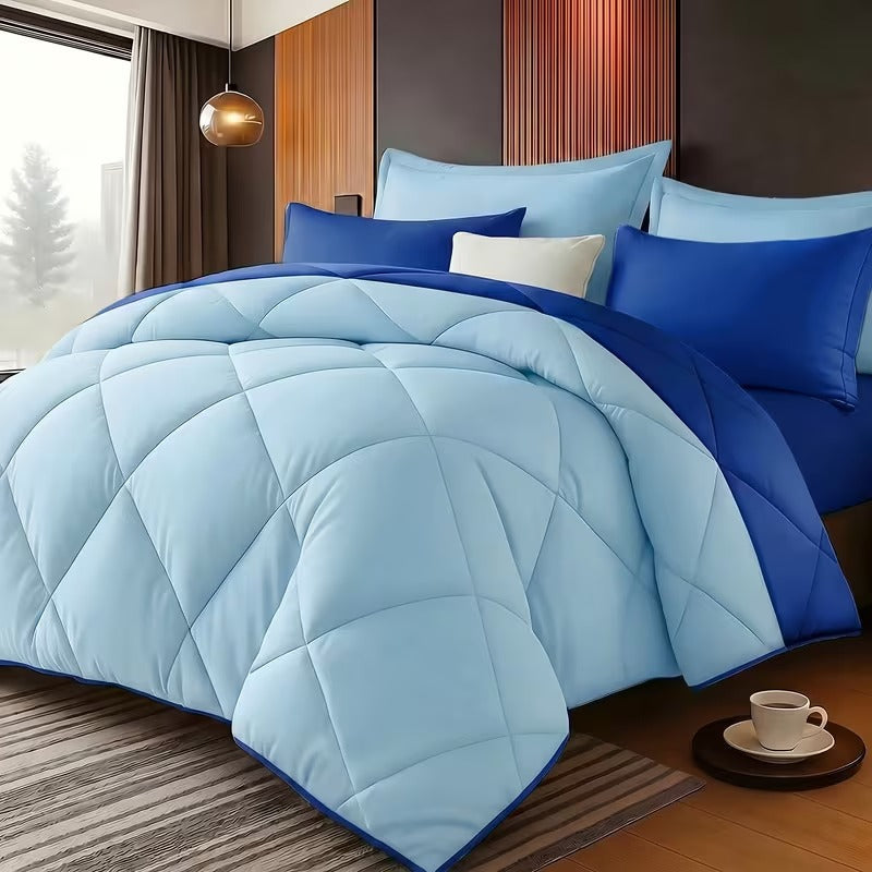 Premium Diamond-Quilt Bedding Set