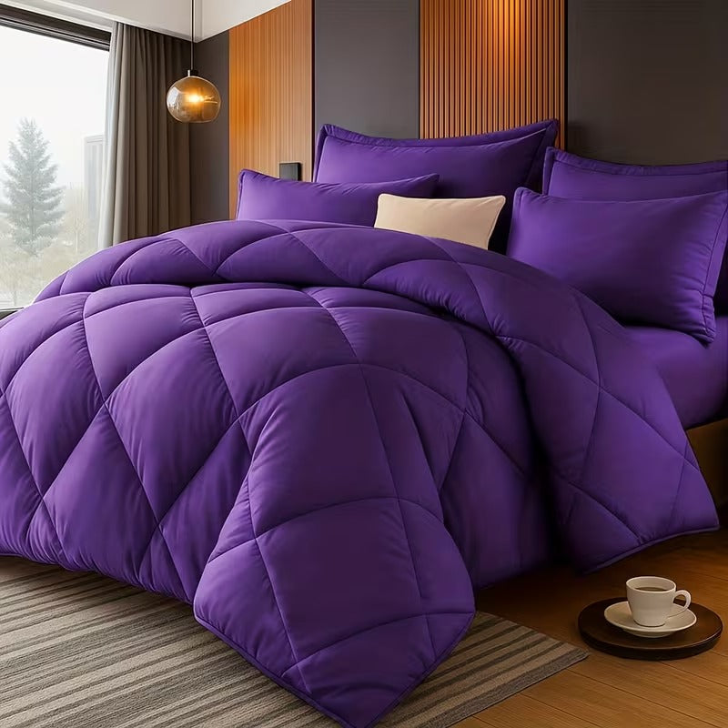 Premium Diamond-Quilt Bedding Set