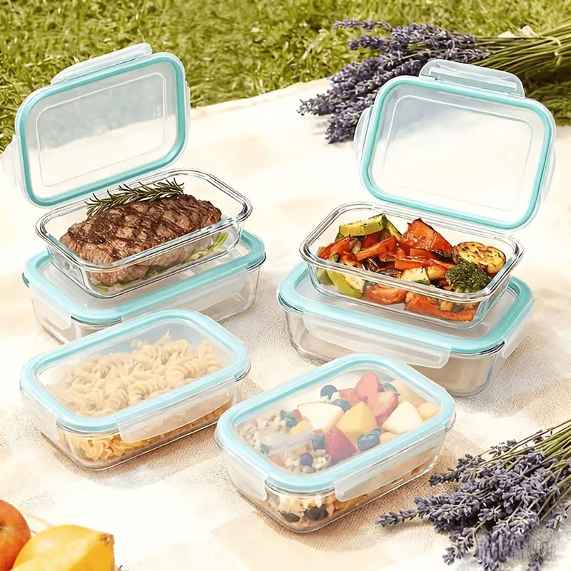 Premium Glass Meal Prep Set