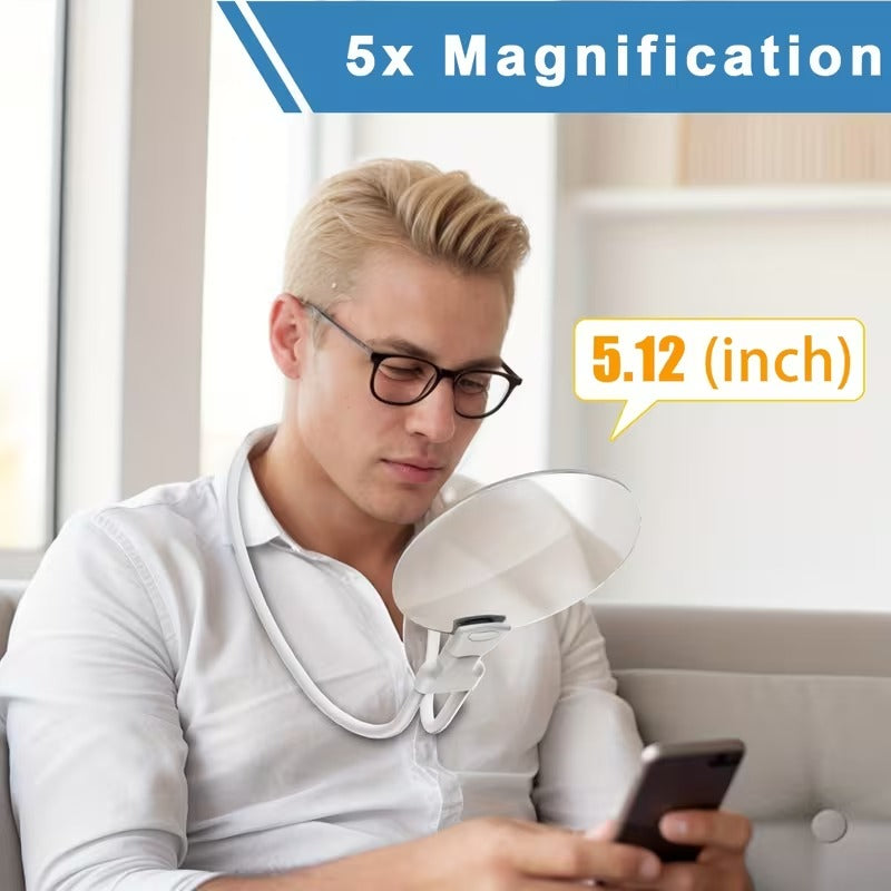 Premium Hands-Free 5X Magnifier