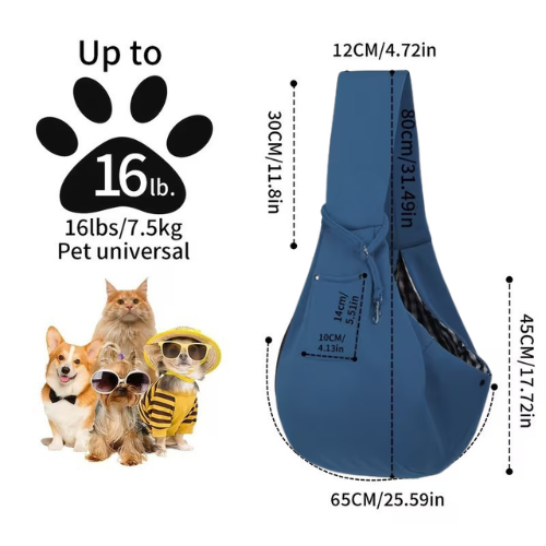 Premium Hands-Free Pet Sling Carrier
