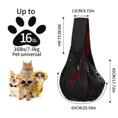 Premium Hands-Free Pet Sling Carrier