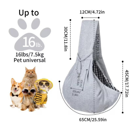 Premium Hands-Free Pet Sling Carrier