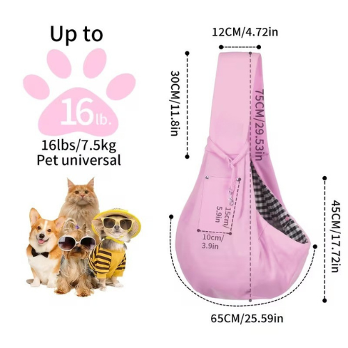 Premium Hands-Free Pet Sling Carrier