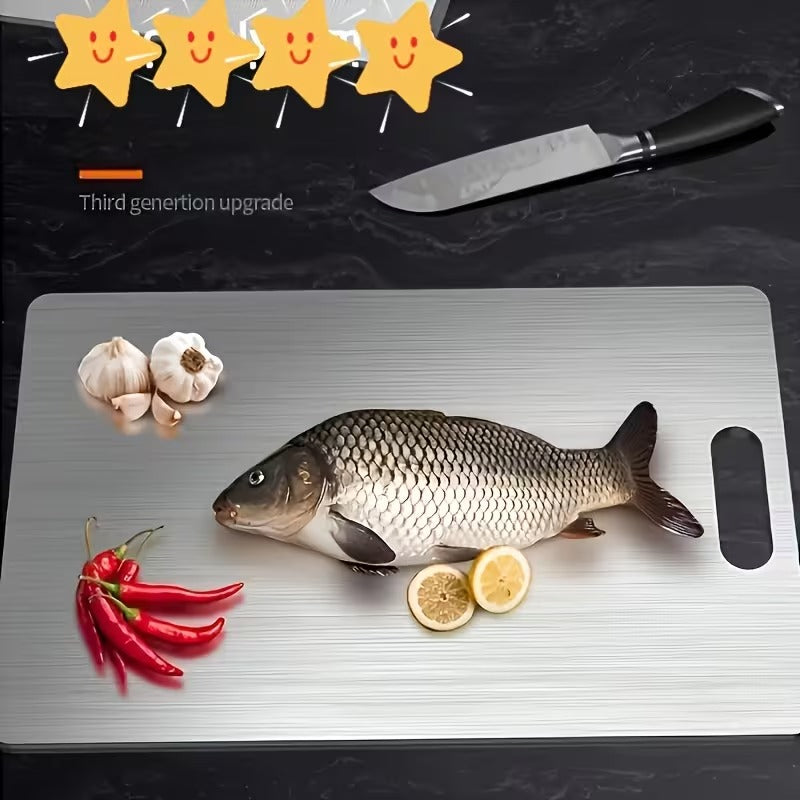 Premium Stainless Steel Cutting Board Set