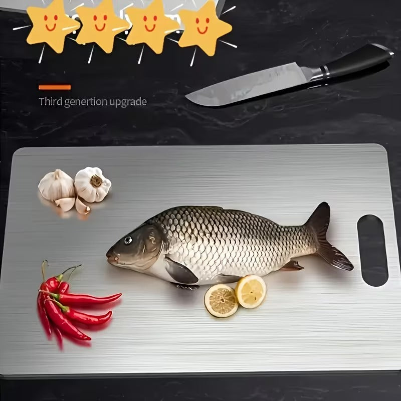 Premium Stainless Steel Cutting Board Set