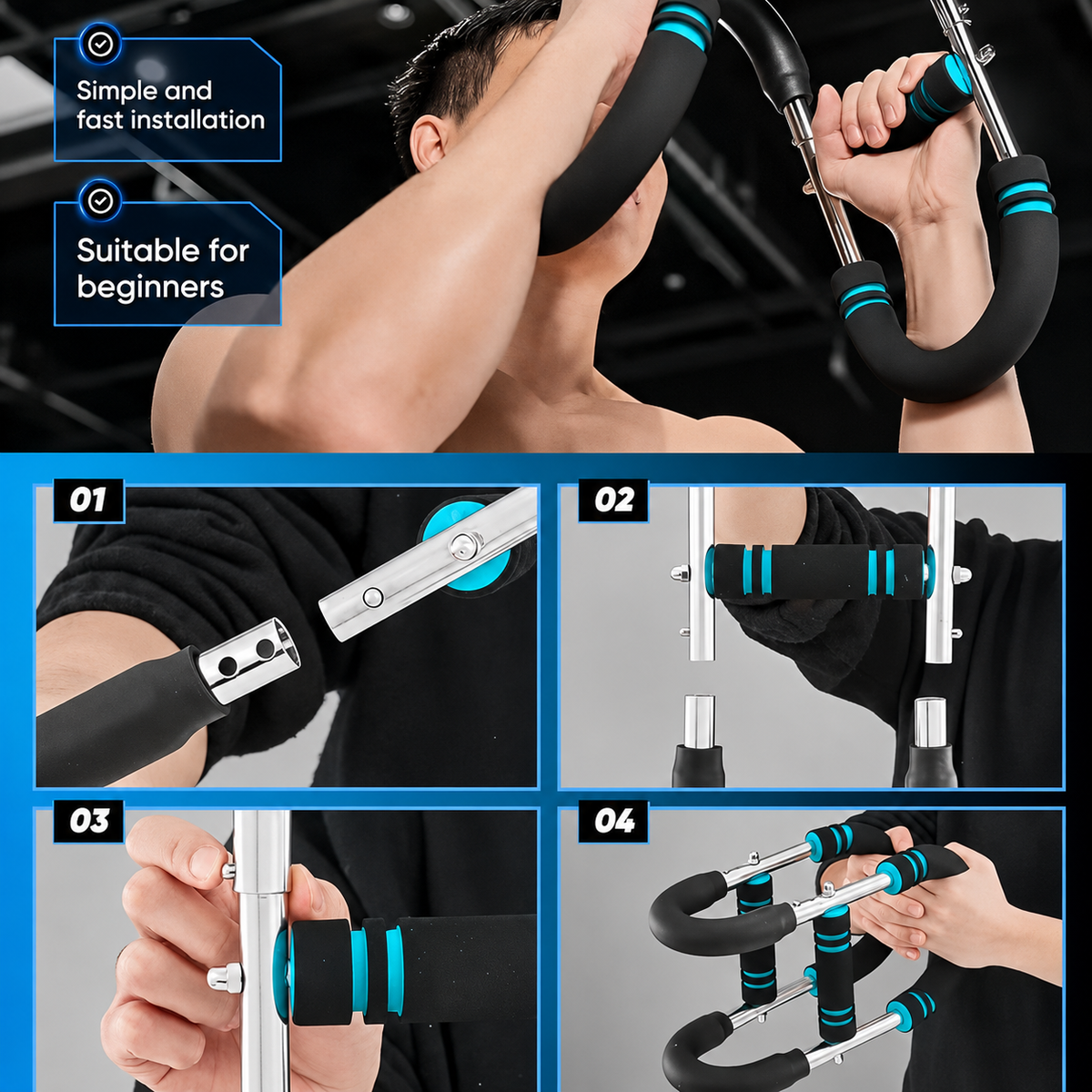 Pro Adjustable Arm Strength Trainer