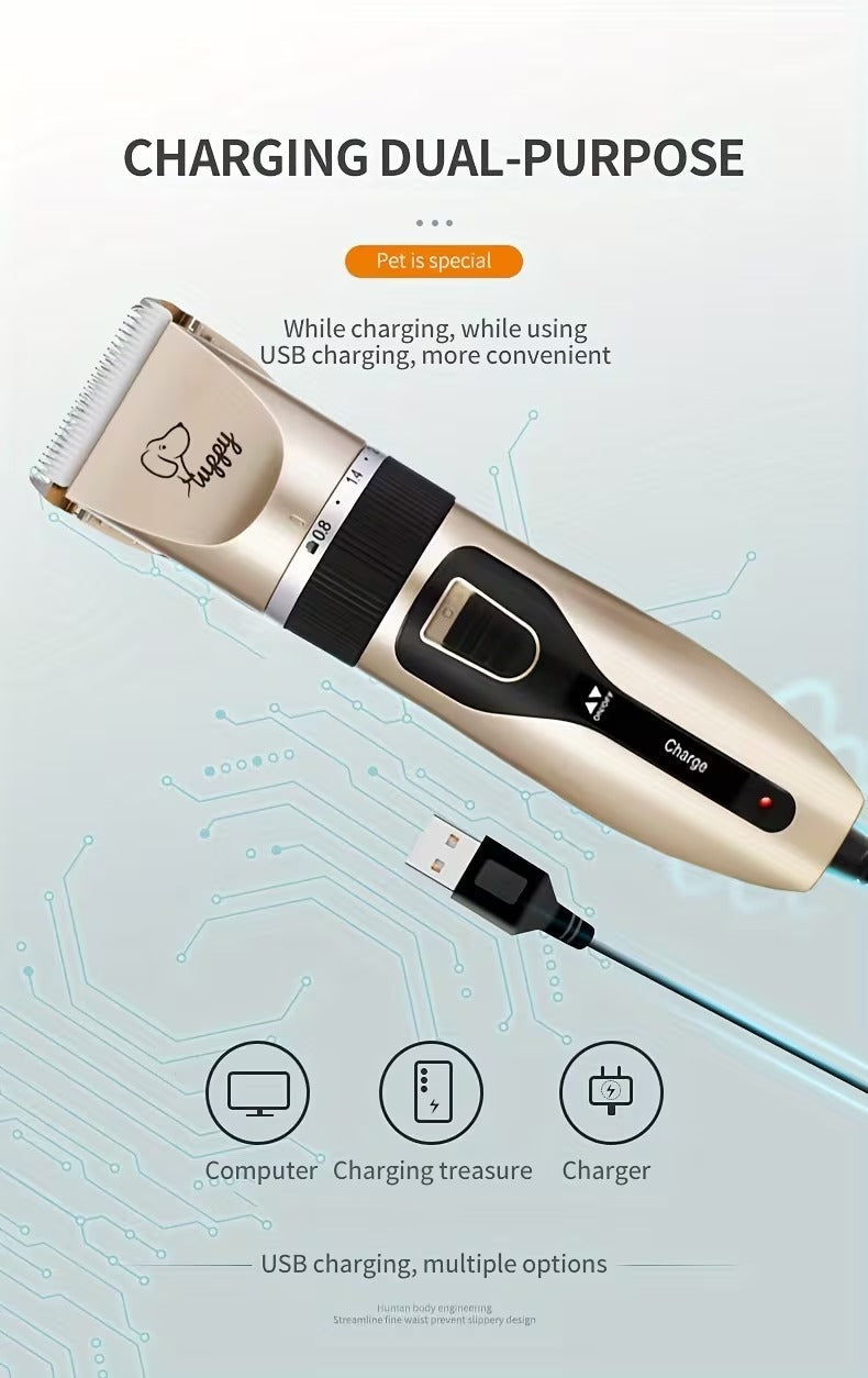 Pro-Grade 12-in-1 Pet Grooming Kit