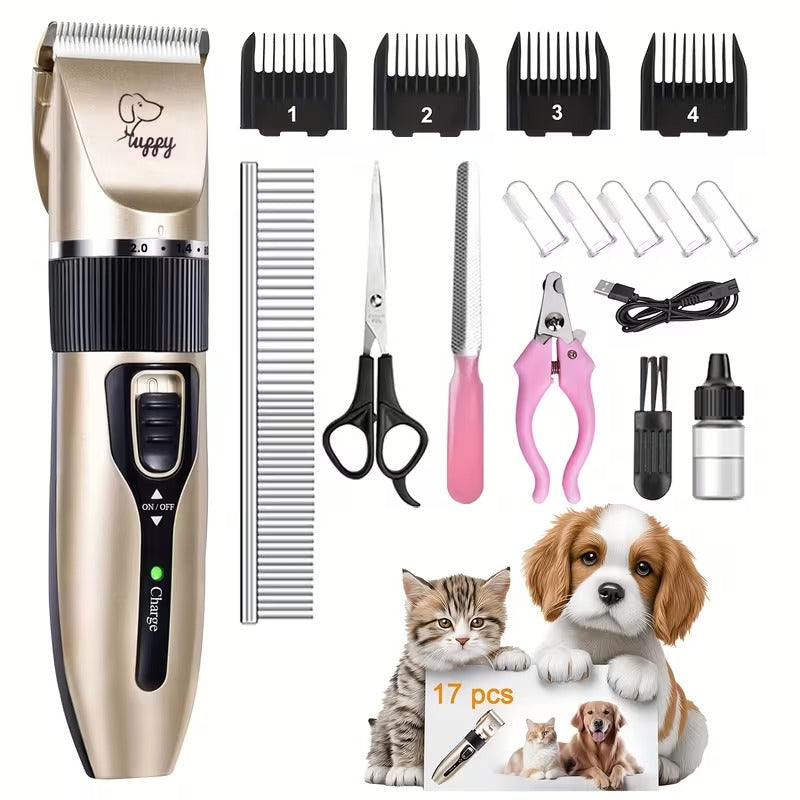 Pro-Grade 12-in-1 Pet Grooming Kit