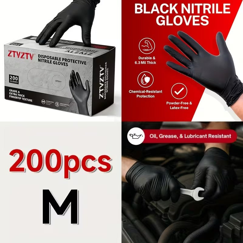 Pro-Grade 200-Count Nitrile Gloves