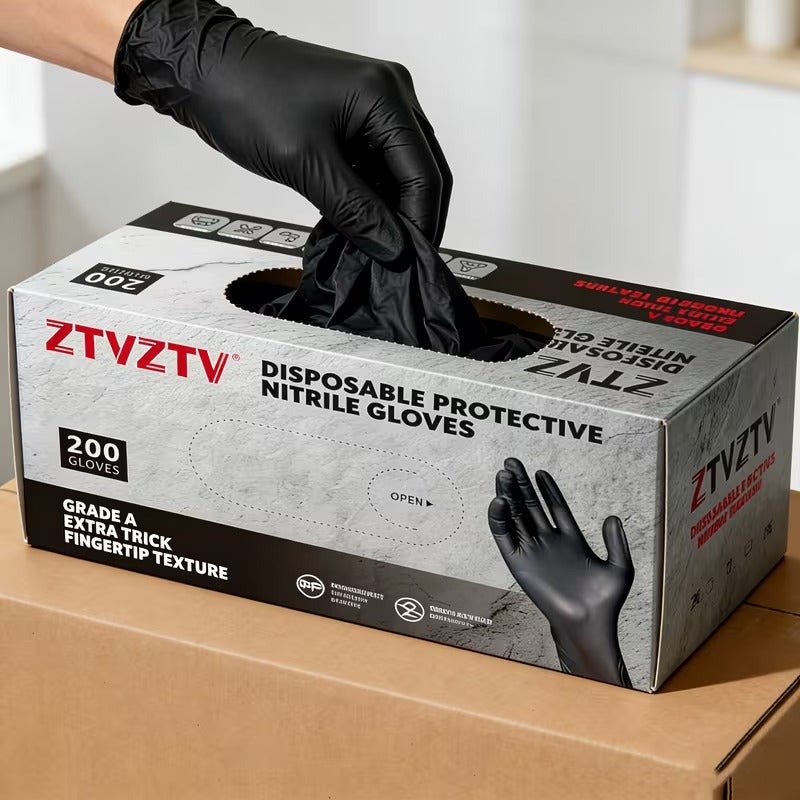 Pro-Grade 200-Count Nitrile Gloves