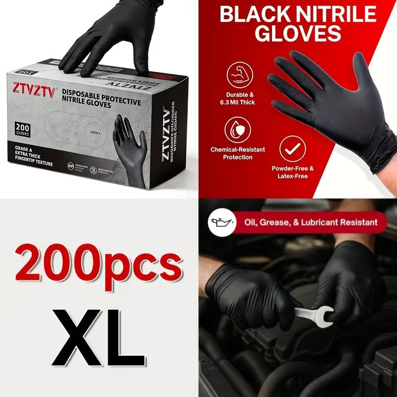Pro-Grade 200-Count Nitrile Gloves