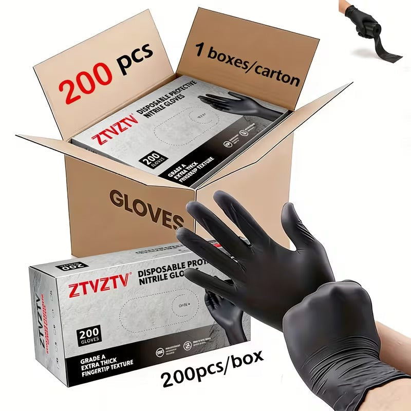 Pro-Grade 200-Count Nitrile Gloves