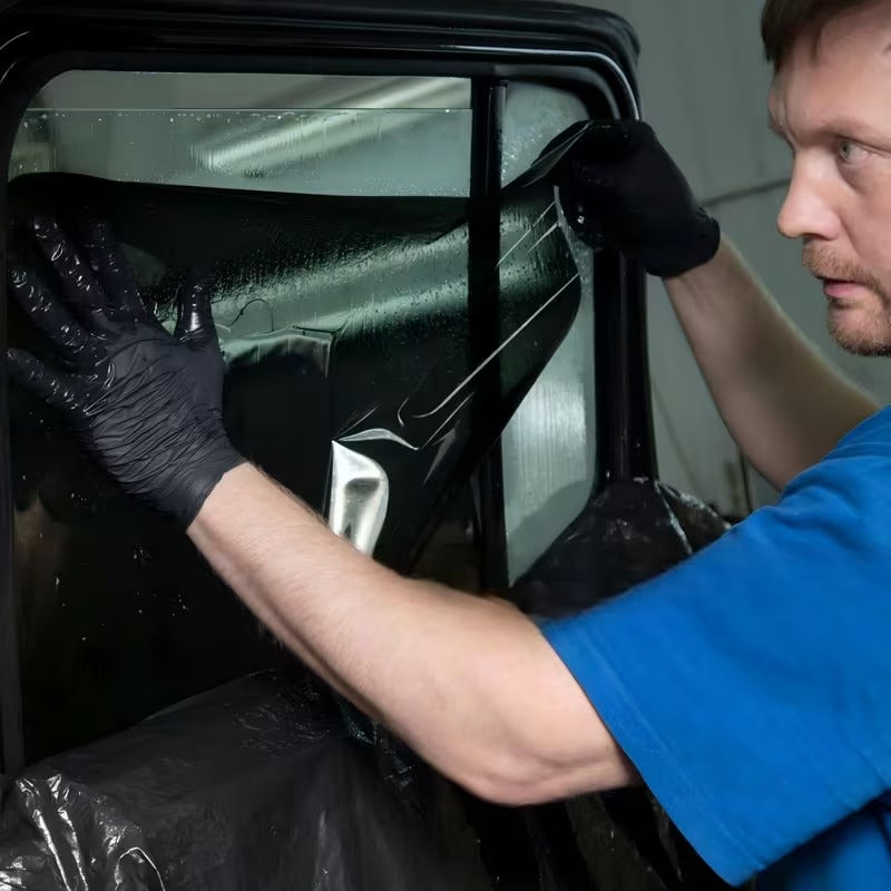 Pro-Grade Black Nitrile Gloves