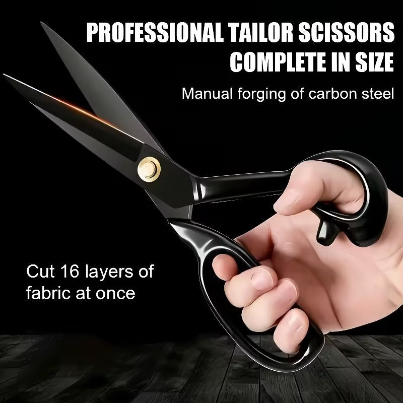Pro-Grade Carbon Steel Tailor Scissors
