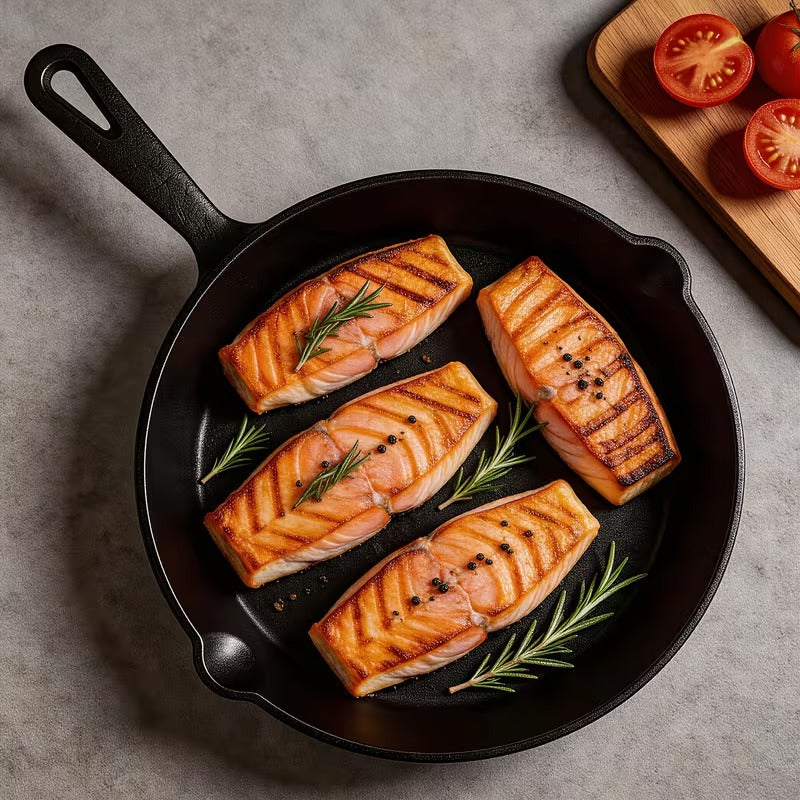 Pro-Grade Cast Iron Skillet Set