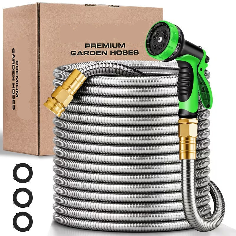 Pro-Grade No-Kink Metal Garden Hose