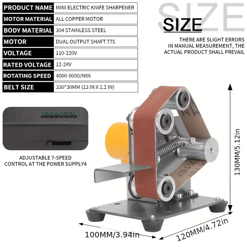 Pro-Grade Mini Belt Sander