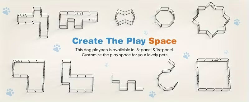 Pro-Grade Modular Dog Playpen