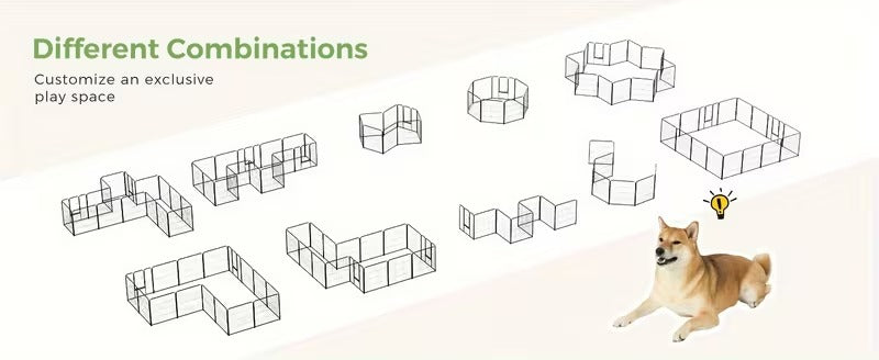 Pro-Grade Modular Dog Playpen