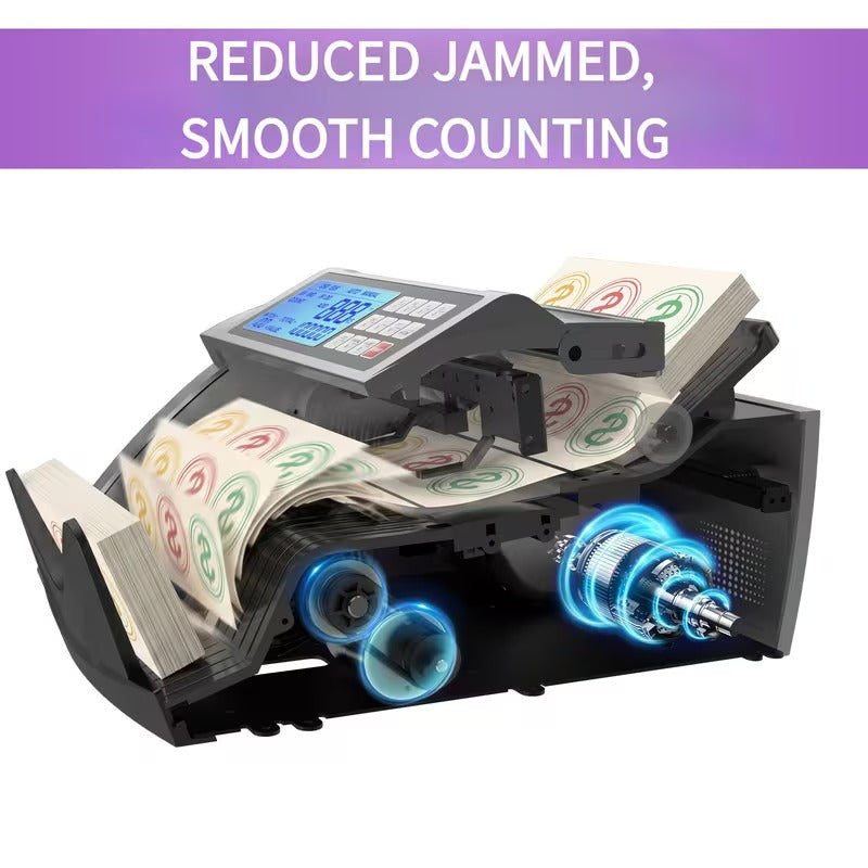 Pro Money Counter with Counterfeit Detection