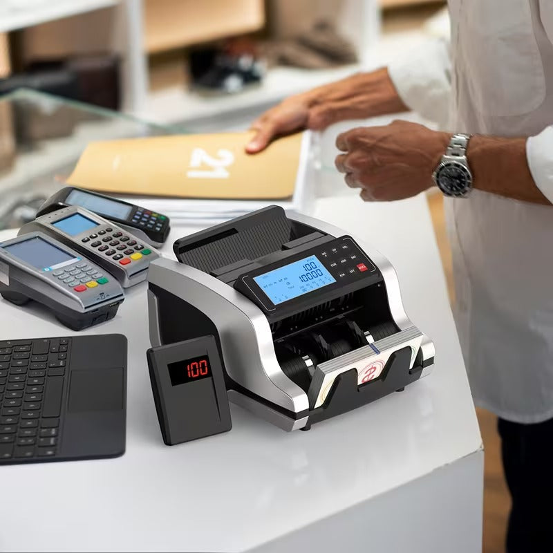 Pro Money Counter with Counterfeit Detection
