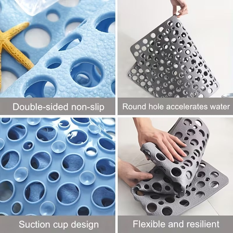 Quick-Dry Silicone Shower Mat