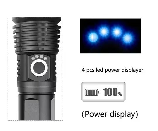 Rechargeable Tactical LED Flashlight