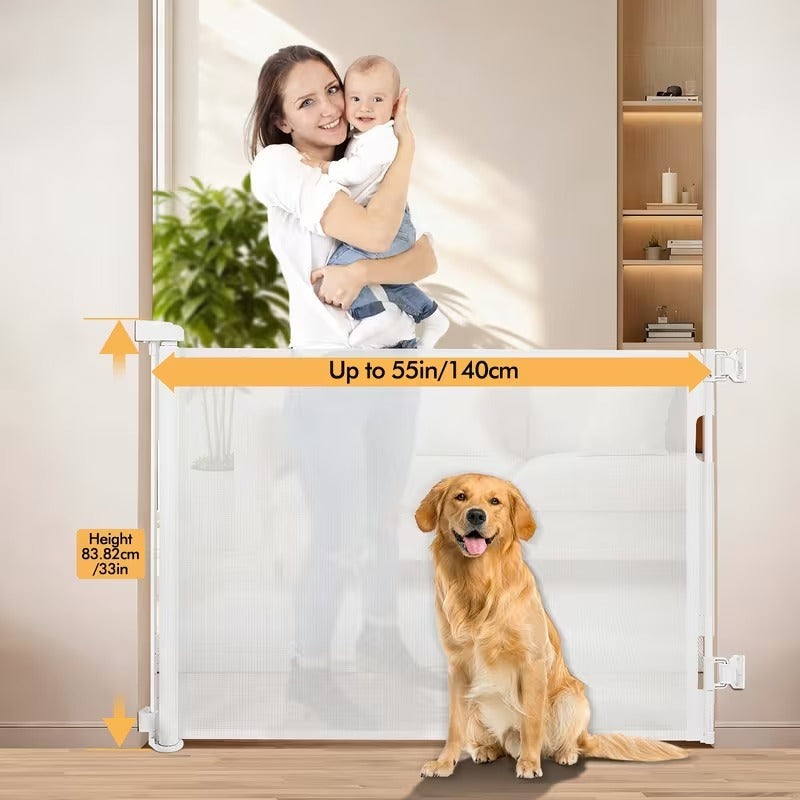 Retractable Mesh Baby Gate