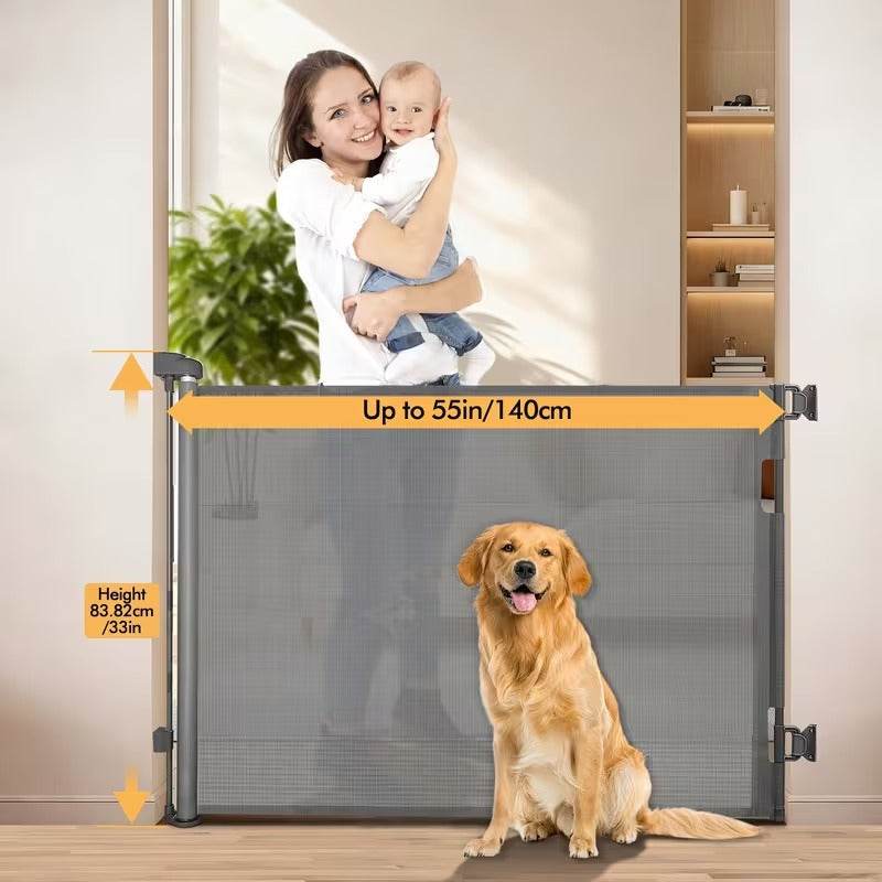 Retractable Mesh Baby Gate