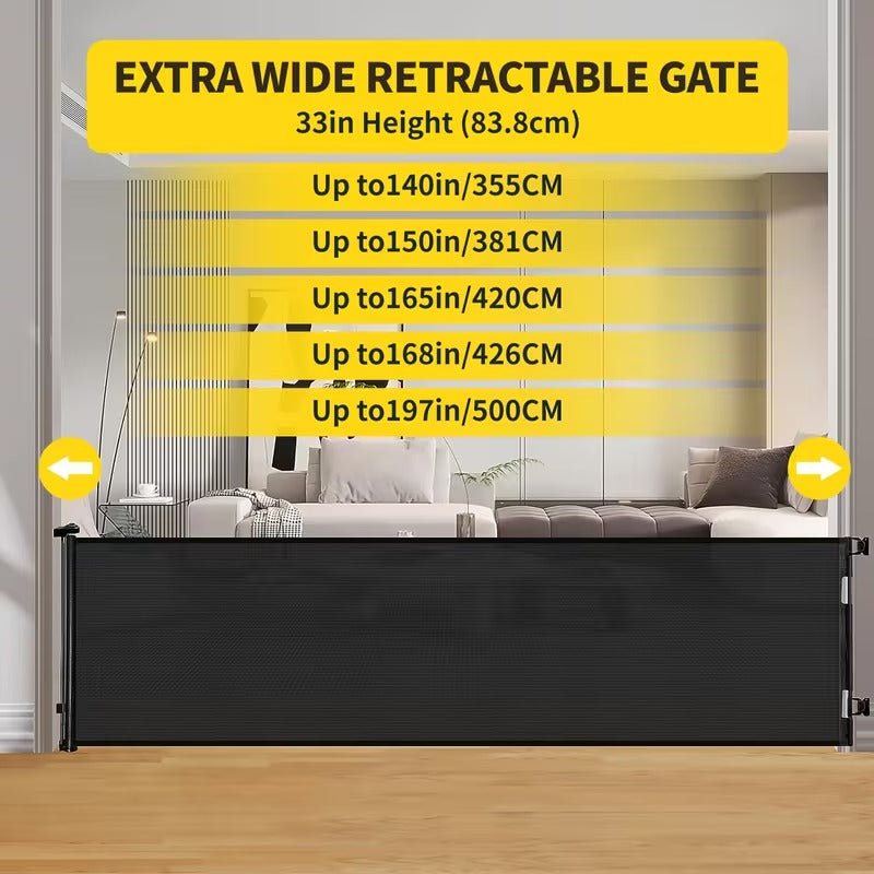 Retractable Mesh Baby Gate