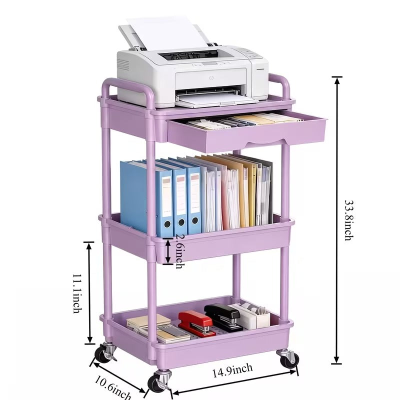 Rolling Drawer Storage Cart